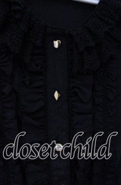 画像2: BABY,THE STARS SHINE BRIGHT / Alice in the Crystal Palaceブラウス  クロ O-25-09-11-043-BA-BL-IG-OS