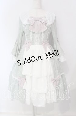 画像1: axes femme kawaii / メアリー姫袖ドレス  ミント O-25-09-11-004-AX-OP-IG-OS