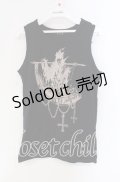 BPN / スカルプリントタンクトップ M ブラック O-25-09-11-046-GO-TO-IG-OS