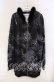 画像1: NieR Clothing / ファー付きショルダーZIPロングパーカー F ブラック O-25-09-11-048-PU-TO-YM-OS (1)