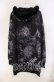 画像3: NieR Clothing / ファー付きショルダーZIPロングパーカー F ブラック O-25-09-11-048-PU-TO-YM-OS (3)