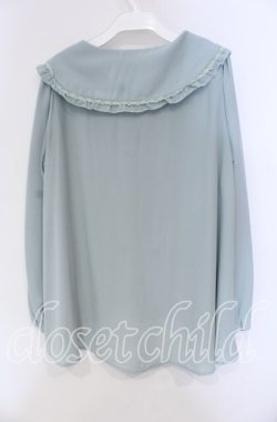 画像3: axes femme / ビッグカラーＡラインブラウス M ミント O-25-09-11-049-AX-BL-YM-OS