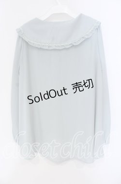 画像3: axes femme / ビッグカラーAラインブラウス M ミント O-25-09-11-049-AX-BL-YM-OS