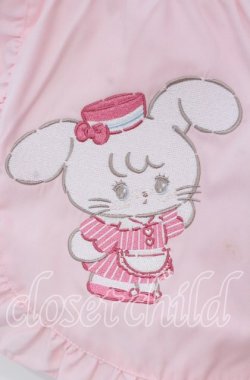 画像3: axes femme kawaii / mikkoコラボ刺繍エプロン  ピンク O-25-09-11-050-AX-SK-IG-OS