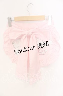 画像4: axes femme kawaii / mikkoコラボ刺繍エプロン  ピンク O-25-09-11-050-AX-SK-IG-OS