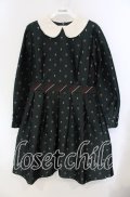 Jane Marple / EMB jacquardのワンピース M グリーン O-25-09-11-052-JM-OP-IG-OS