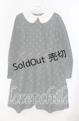 Jane Marple / EMB jacquardのワンピース M グリーン O-25-09-11-052-JM-OP-IG-OS