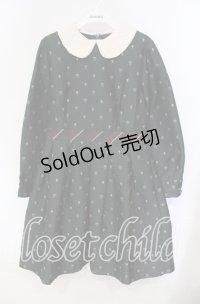 Jane Marple / EMB jacquardのワンピース M グリーン O-25-09-11-052-JM-OP-IG-OS