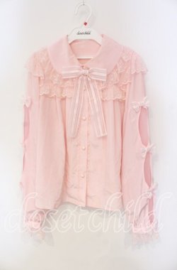 画像1: Angelic Pretty / Lovelyデシンブラウス  ピンク O-25-09-11-053-AP-BL-IG-OS