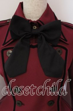 画像2: ATELIER BOZ / ディーンジャケットワンピース【 choice closet限定カラー】  ボルドー×ブラック O-25-09-11-005-EL-OP-IG-OS