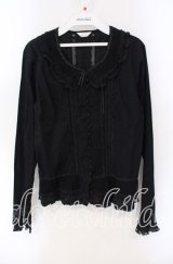 PINK HOUSE / 透かしレースローンブラウス  クロ O-25-09-11-062-LO-BL-IG-ZT381