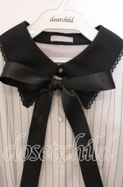 画像2: axes femme POETIQUE / ストライプロングワンピース  オフ O-25-09-11-063-AX-OP-IG-OS