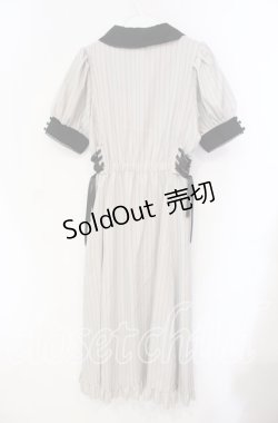 画像3: axes femme POETIQUE / ストライプロングワンピース  オフ O-25-09-11-063-AX-OP-IG-OS