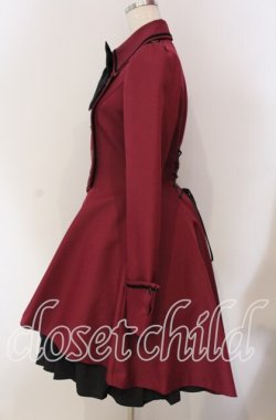画像3: ATELIER BOZ / ディーンジャケットワンピース【 choice closet限定カラー】  ボルドー×ブラック O-25-09-11-005-EL-OP-IG-OS