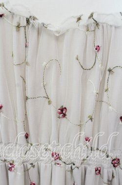 画像2: axes femme POETIQUE / チュール切替花柄ワンピース  アイボリー O-25-09-11-090-AX-OP-IG-OS