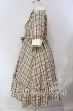 画像3: axes femme kawaii / チェック柄ワンピース  ミントチェック O-25-09-11-007-AX-OP-IG-OS