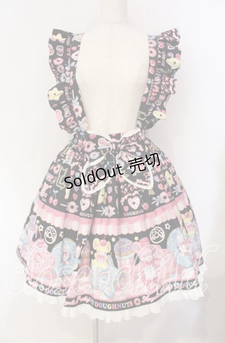 画像1: Angelic Pretty / Toy's Donut Dinerスカート  クロ O-25-09-11-012-AP-SK-IG-OS (1)
