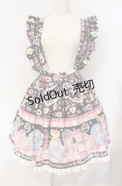 画像1: Angelic Pretty / Toy's Donut Dinerスカート  クロ O-25-09-11-012-AP-SK-IG-OS