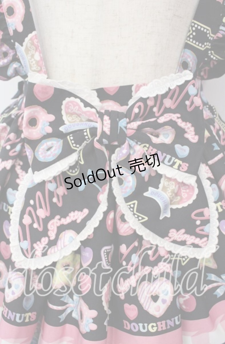 画像2: Angelic Pretty / Toy's Donut Dinerスカート  クロ O-25-09-11-012-AP-SK-IG-OS (2)