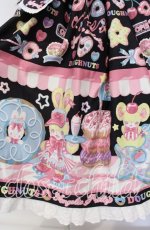 画像4: Angelic Pretty / Toy's Donut Dinerスカート  クロ O-25-09-11-012-AP-SK-IG-OS (4)