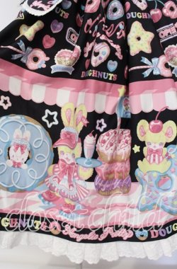 画像4: Angelic Pretty / Toy's Donut Dinerスカート  クロ O-25-09-11-012-AP-SK-IG-OS