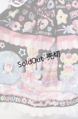 画像4: Angelic Pretty / Toy's Donut Dinerスカート  クロ O-25-09-11-012-AP-SK-IG-OS