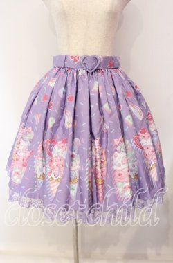 画像1: Angelic Pretty / Decoration Ice Creamスカート  ラベンダー O-25-09-11-013-AP-SK-IG-OS