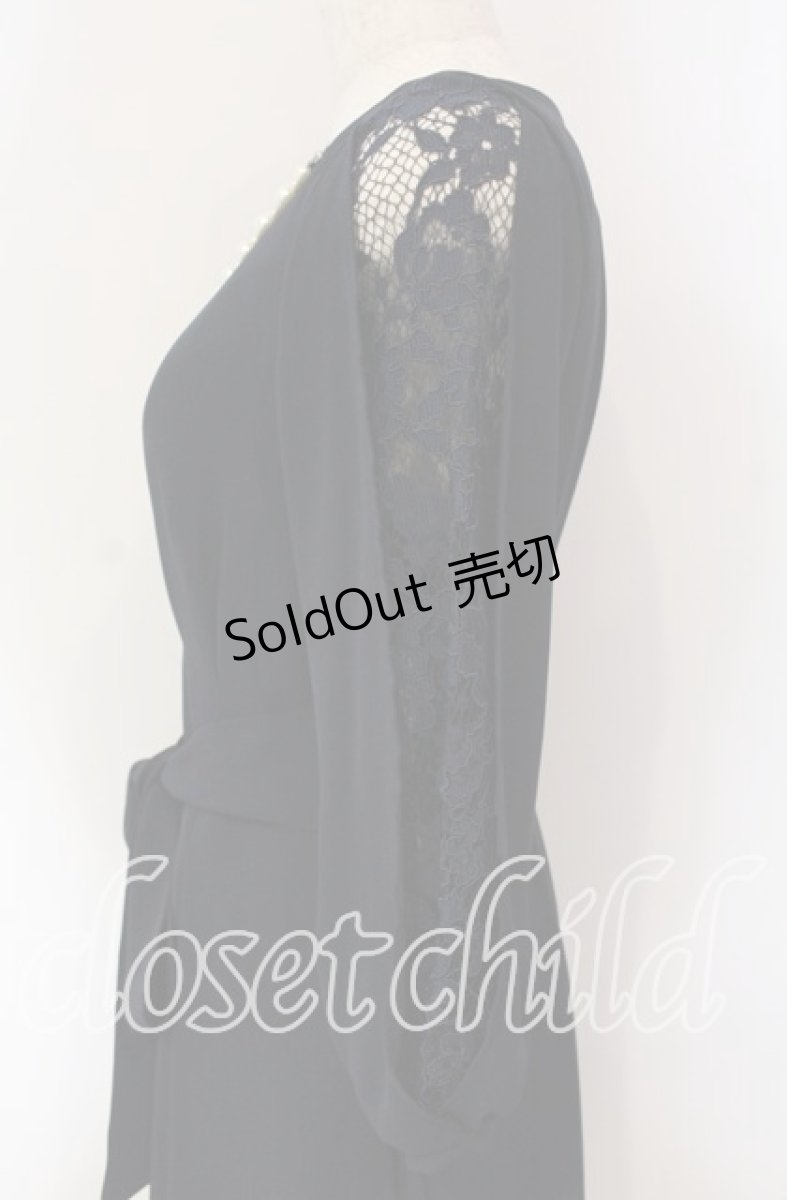 画像2: 【SALE】axes femme / タックデザインドレス  ネイビー O-25-09-11-015-AX-OP-IG-ZT507 (2)
