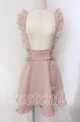 Honey Cinnamon / レースサス付きフレアスカート  ピンク O-25-09-11-017-LO-SK-IG-ZT092