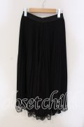 axes femme / シフォンプリーツパンツ  クロ O-25-09-11-020-AX-PA-IG-OS