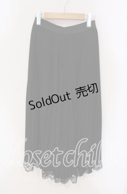 画像1: axes femme / シフォンプリーツパンツ  クロ O-25-09-11-020-AX-PA-IG-OS
