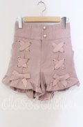 LIZ LISA / レースアップフリルショートパンツ  ピンク O-25-09-11-022-LO-PA-IG-OS