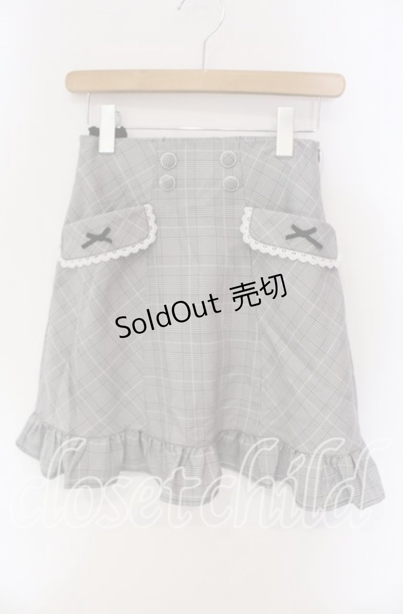 画像1: 【SALE】DearMyLove / スカート　リボンポケット M グレー O-25-09-11-023-EL-PA-IG-ZT372 (1)