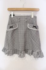 画像1: 【SALE】DearMyLove / スカート　リボンポケット M グレー O-25-09-11-023-EL-PA-IG-ZT372 (1)