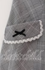 画像2: 【SALE】DearMyLove / スカート　リボンポケット M グレー O-25-09-11-023-EL-PA-IG-ZT372 (2)