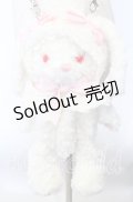 BABY,THE STARS SHINE BRIGHT / うさくみゃポシェット  シロ×ピンク O-25-09-12-030-BA-BG-IG-OS