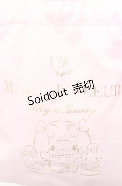 画像2: Maison de FLEUR / ダブルリボントートバッグ/マイメロディ  ピンク O-25-09-12-031-LO-BG-IG-ZT0916A