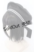 metamorphose / セーラーベレー帽(ワッペン付)  クロ O-25-09-12-045-ME-AC-IG-ZT-K004