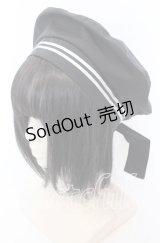 metamorphose / セーラーベレー帽(ワッペン付)  クロ O-25-09-12-045-ME-AC-IG-ZT-K004