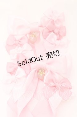 画像2: LOTUS ribbon / ツインリボンバレッタ  ピンクリボン×イチゴチャーム O-25-09-12-055-EL-AC-OW-OS