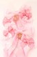 画像2: LOTUS ribbon / ツインリボンバレッタ  ピンクリボン×イチゴチャーム O-25-09-12-055-EL-AC-OW-OS (2)