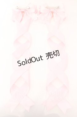 画像3: LOTUS ribbon / ツインリボンバレッタ  ピンクリボン×イチゴチャーム O-25-09-12-055-EL-AC-OW-OS
