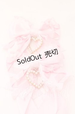 画像2: LOTUS ribbon / ツインリボンクリップ  ピンクリボン×ハートチャーム O-25-09-12-056-EL-AC-OW-OS