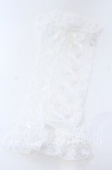 Chalmiere / レースアップアームカバー  シロ O-25-09-12-059-LO-ZA-OW-ZT485-F004