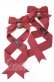 画像1: LOTUS ribbon / ツインリボンバレッタ  ワイン×ハートチョコ O-25-09-12-063-EL-AC-OW-ZT485-F001 (1)