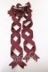 画像3: LOTUS ribbon / ツインリボンバレッタ  ボルドー×花モチーフ O-25-09-12-066-EL-AC-OW-ZT485-F001 (3)