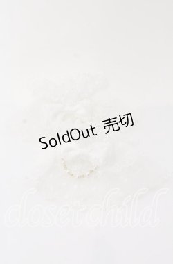 画像1: axes femme kawaii / ファンシーリボンお袖留め  シロ O-25-09-12-068-AX-ZA-OW-ZT485-F004