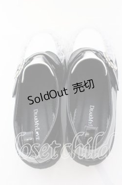 画像5: 【SALE】DearMyLove / 厚底メイドフリルシューズ 23.5cm クロ×シロ O-25-09-12-006-EL-SH-IG-ZT-K001