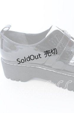 画像7: 【SALE】DearMyLove / 厚底メイドフリルシューズ 23.5cm クロ×シロ O-25-09-12-006-EL-SH-IG-ZT-K001