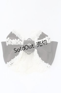 画像1: ALICE and the PIRATES / ロージアエンプレスリボンバレッタ  ブラウン O-25-09-12-009-PA-AC-IG-ZT0917D